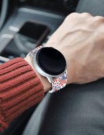 TOXXU Holiday Watch Band 20mm Compatible with Samsung Galaxy Watch 5/ Watch 5 Pro / Watch 4/ Watch 4 Classic/ Watch 3/ Watch Active 2/ Watch Active/ Watch for Women men, Festival Cute Pattern Silicone Printed Replacement Strap - Image 7